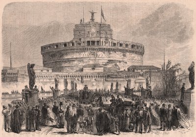 Uitzicht op het kasteel van St. Angelo (Castel Sant